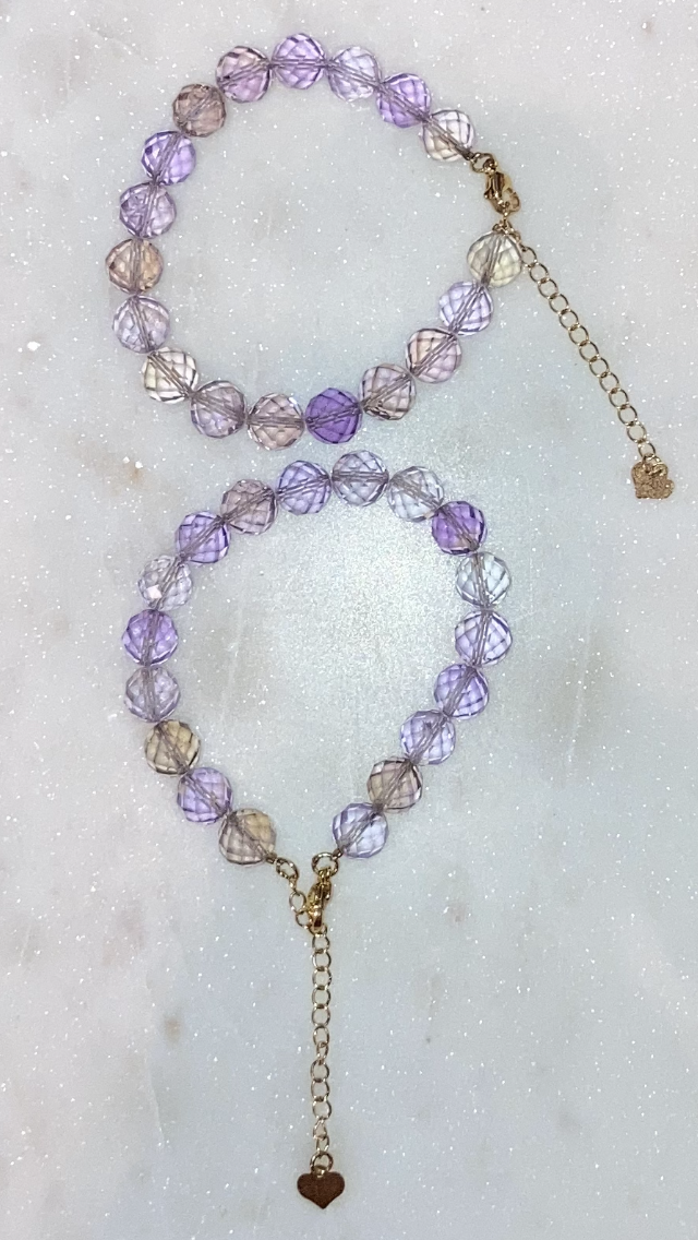 Faceted Ametrine