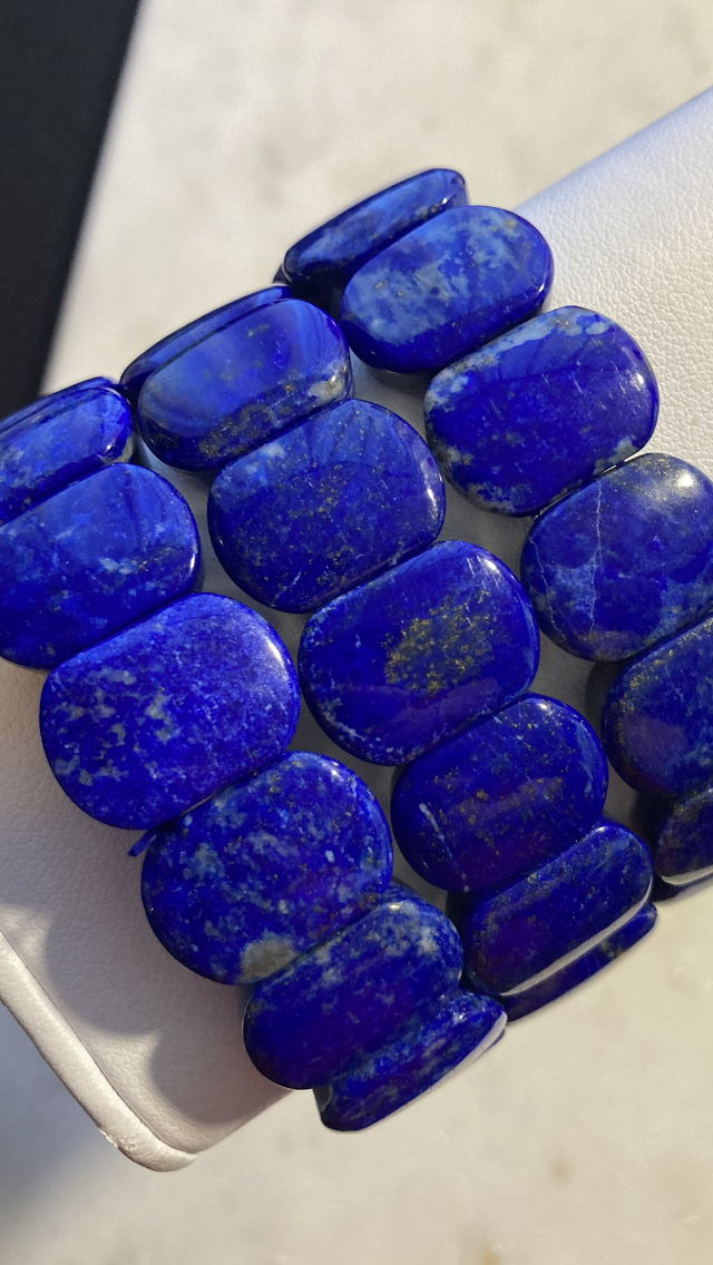 Lapis Lazuli Bangle Bracelet