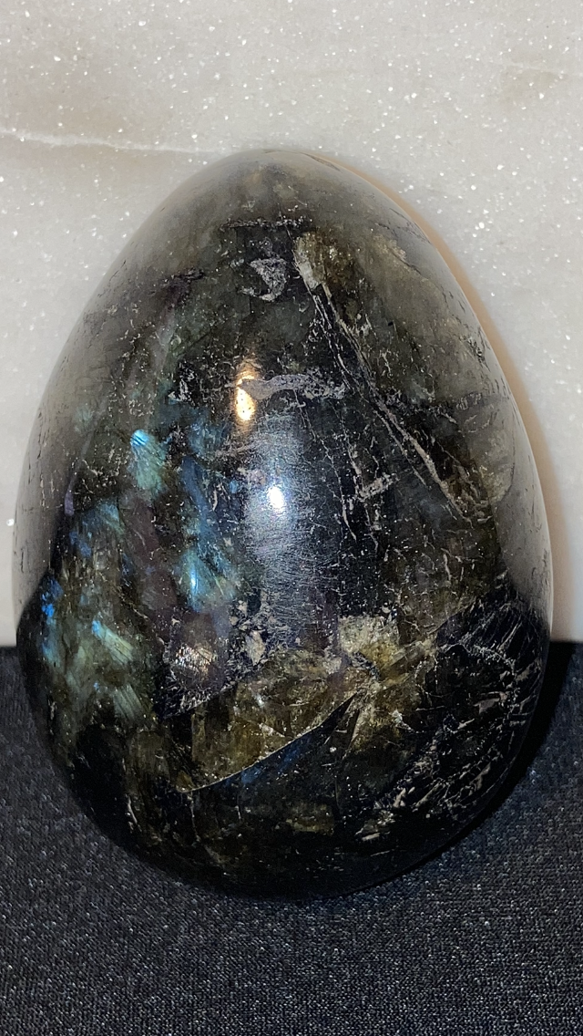 Large Labradorite Egg