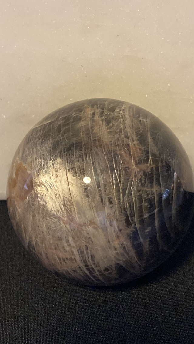 Black Moonstone Sphere