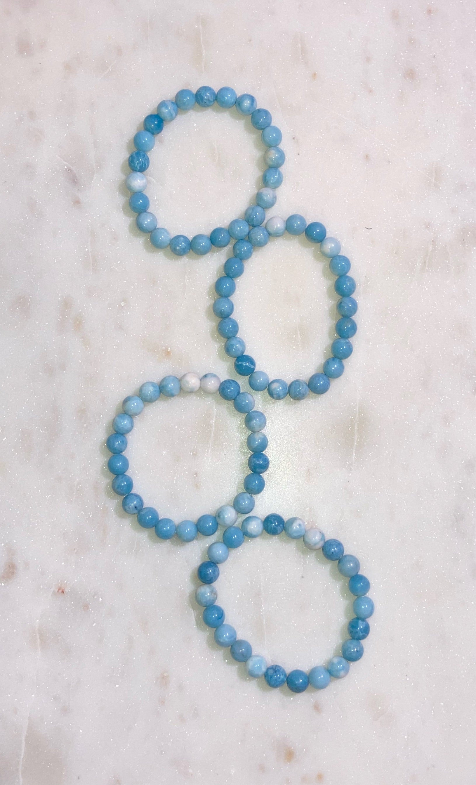 Larimar 8mm Bracelets