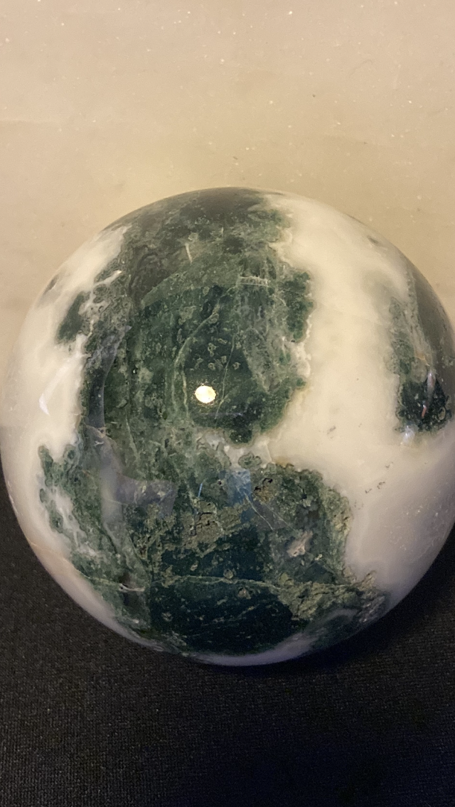 Moss Agate Sphere