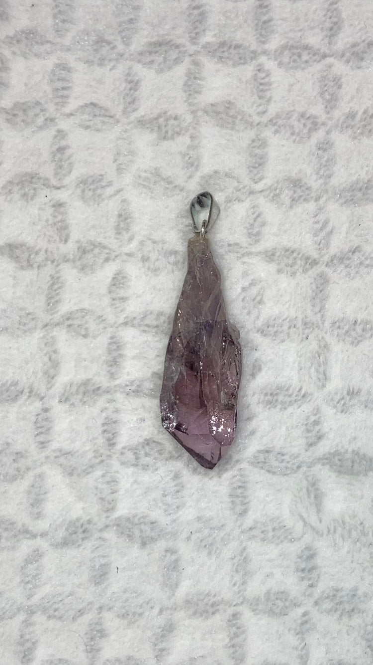 Amethyst Raw Pendant