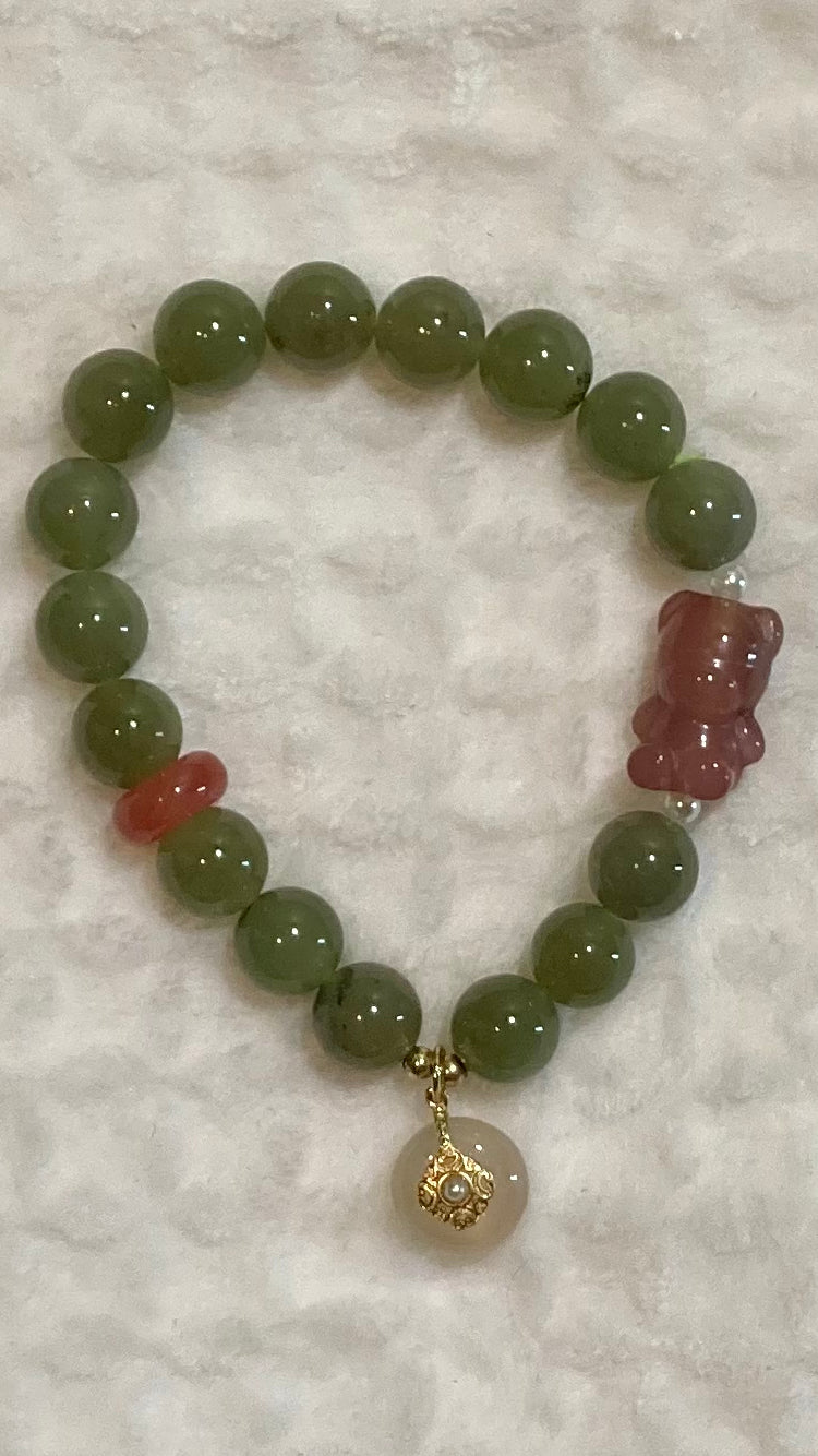 Jade Charm Bracelet