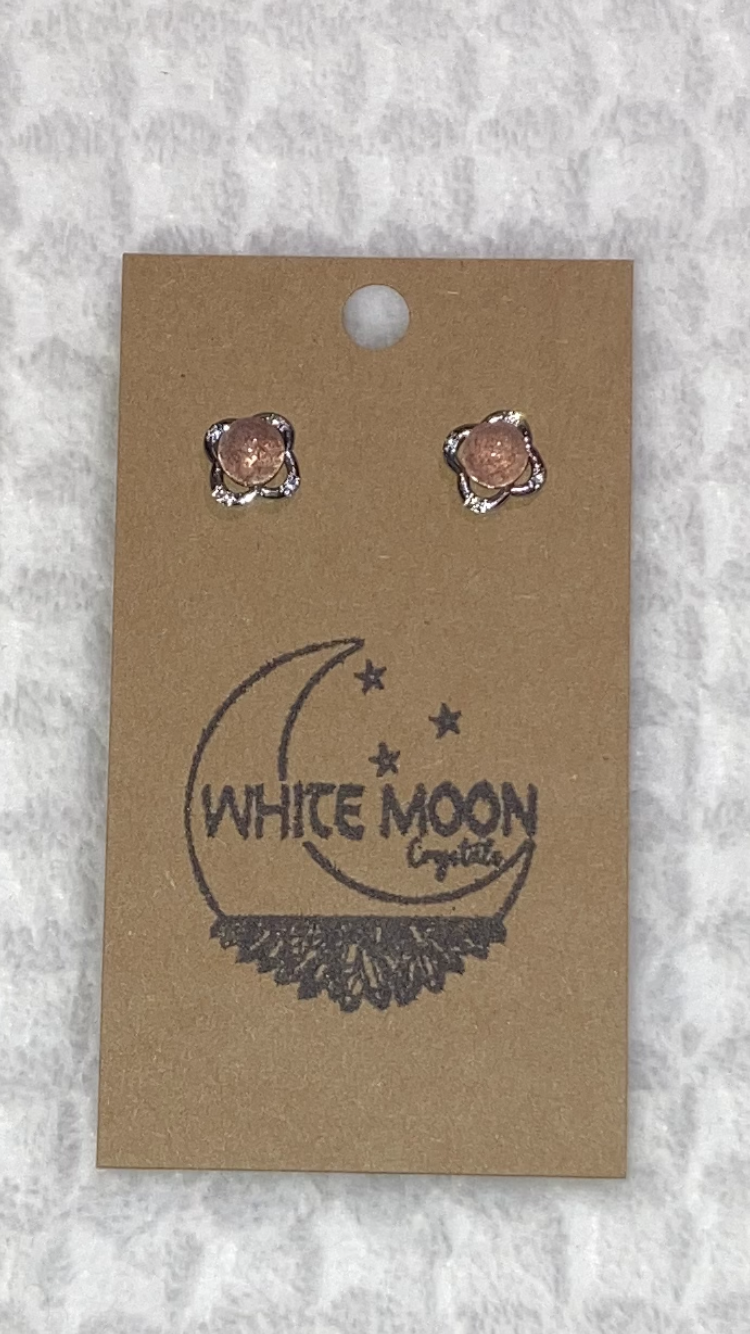 Strawberry Quartz Earrings