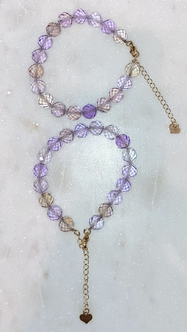 Faceted Ametrine