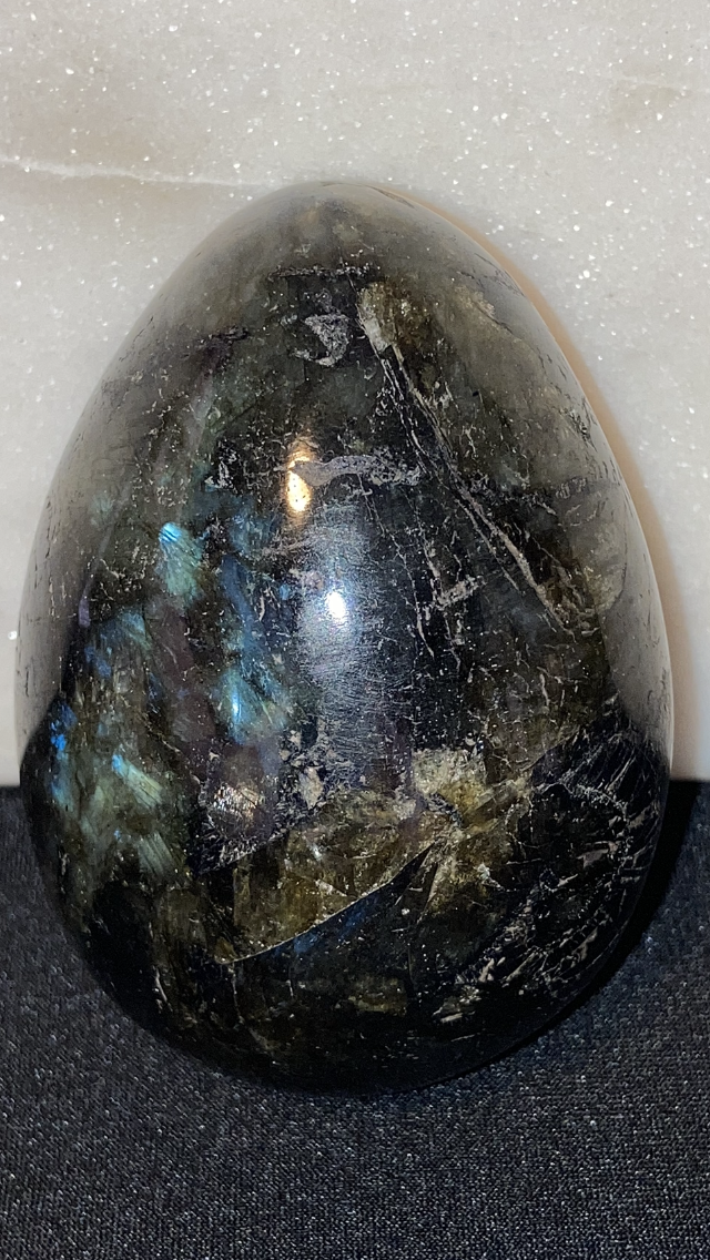 Large Labradorite Egg