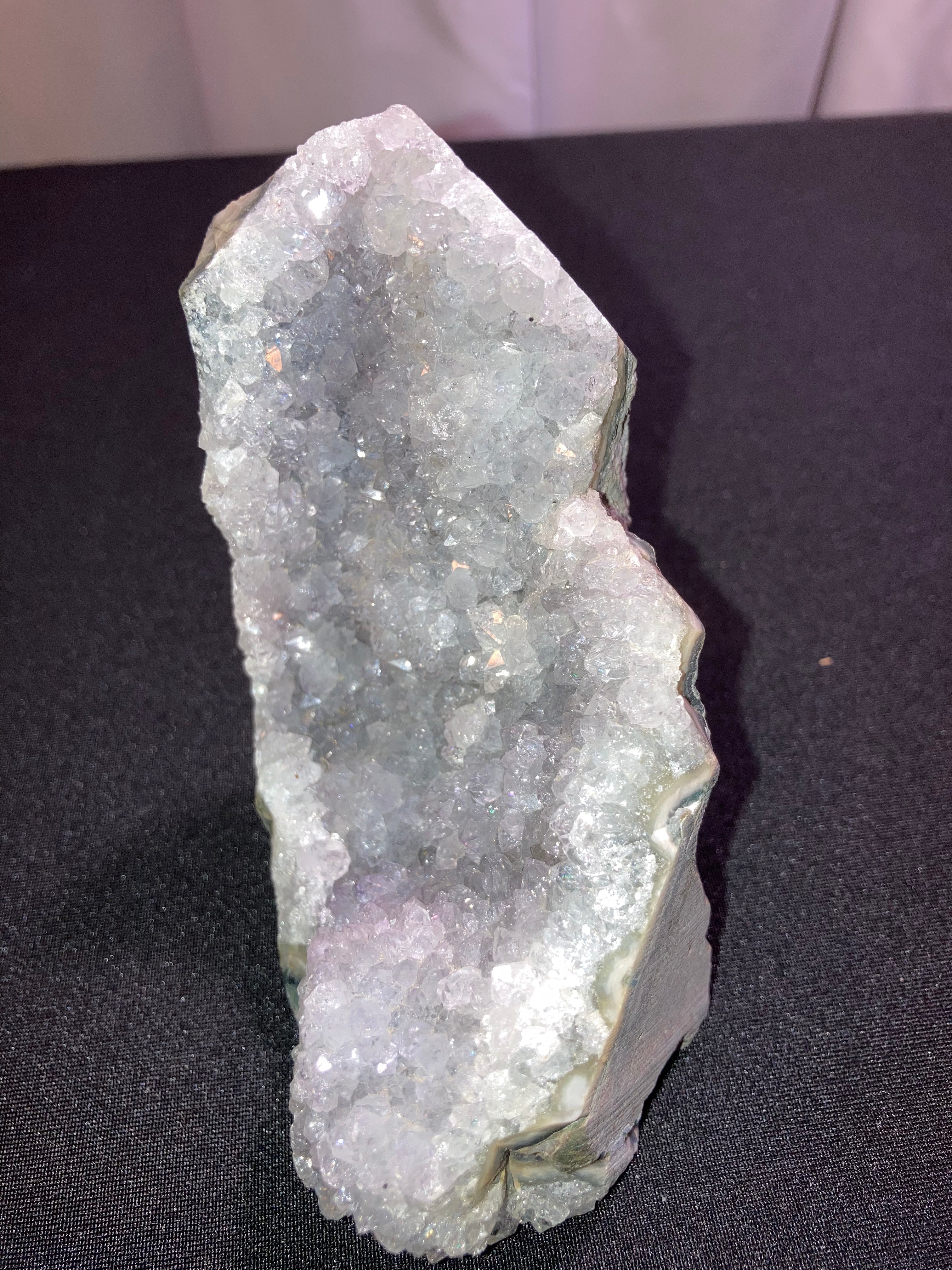 Lavender Gray Geode