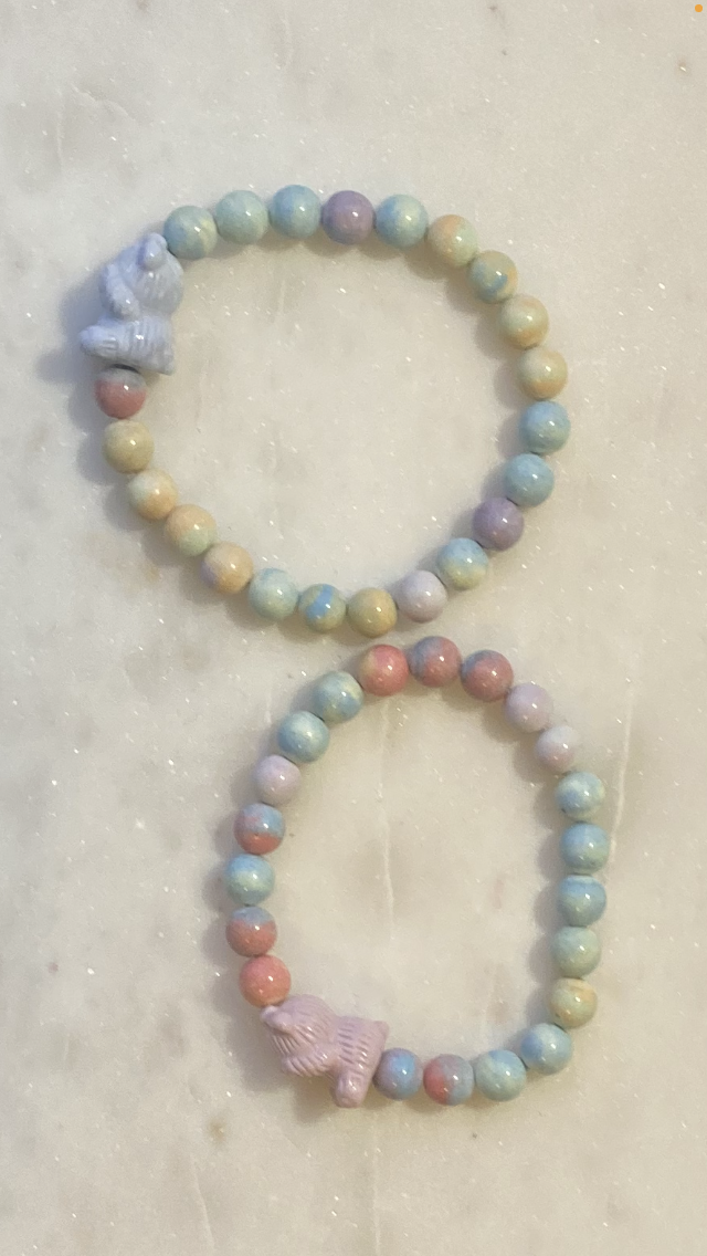 Rainbow Stone w/ Peek a boo bear