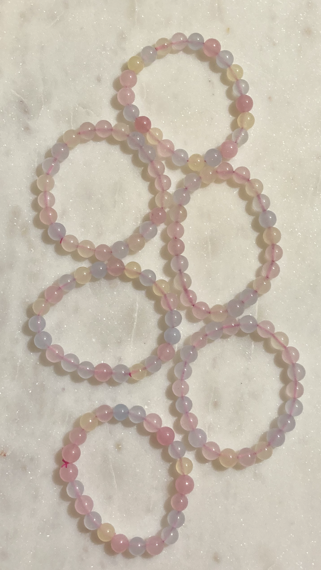 Morganite 8mm Bracelet