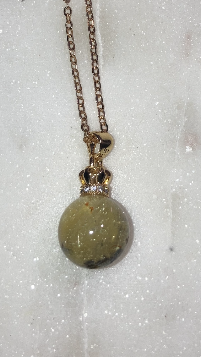 Golden Rutile Necklace