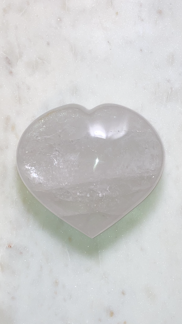 Rose Quartz Heart