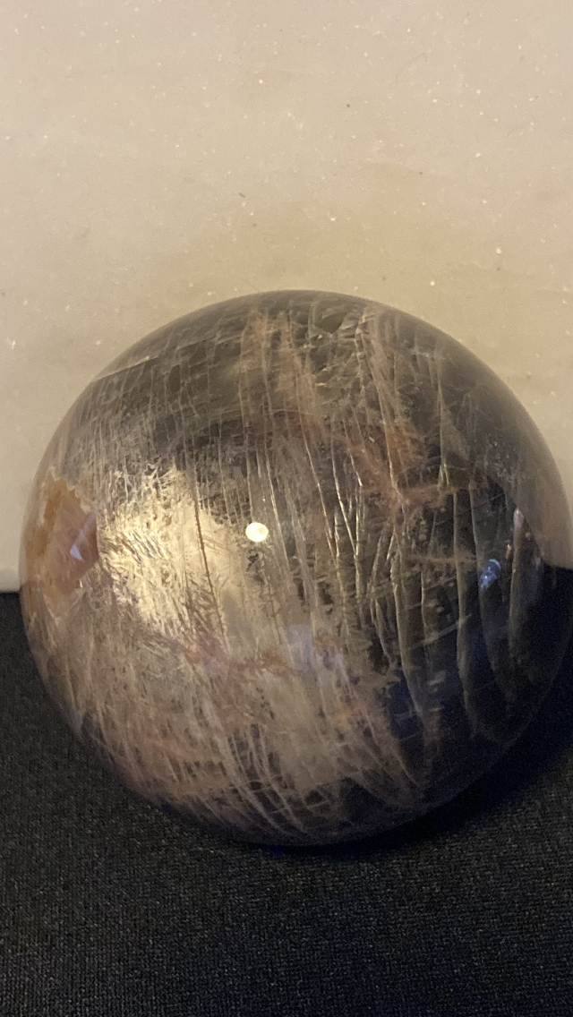 Black Moonstone Sphere