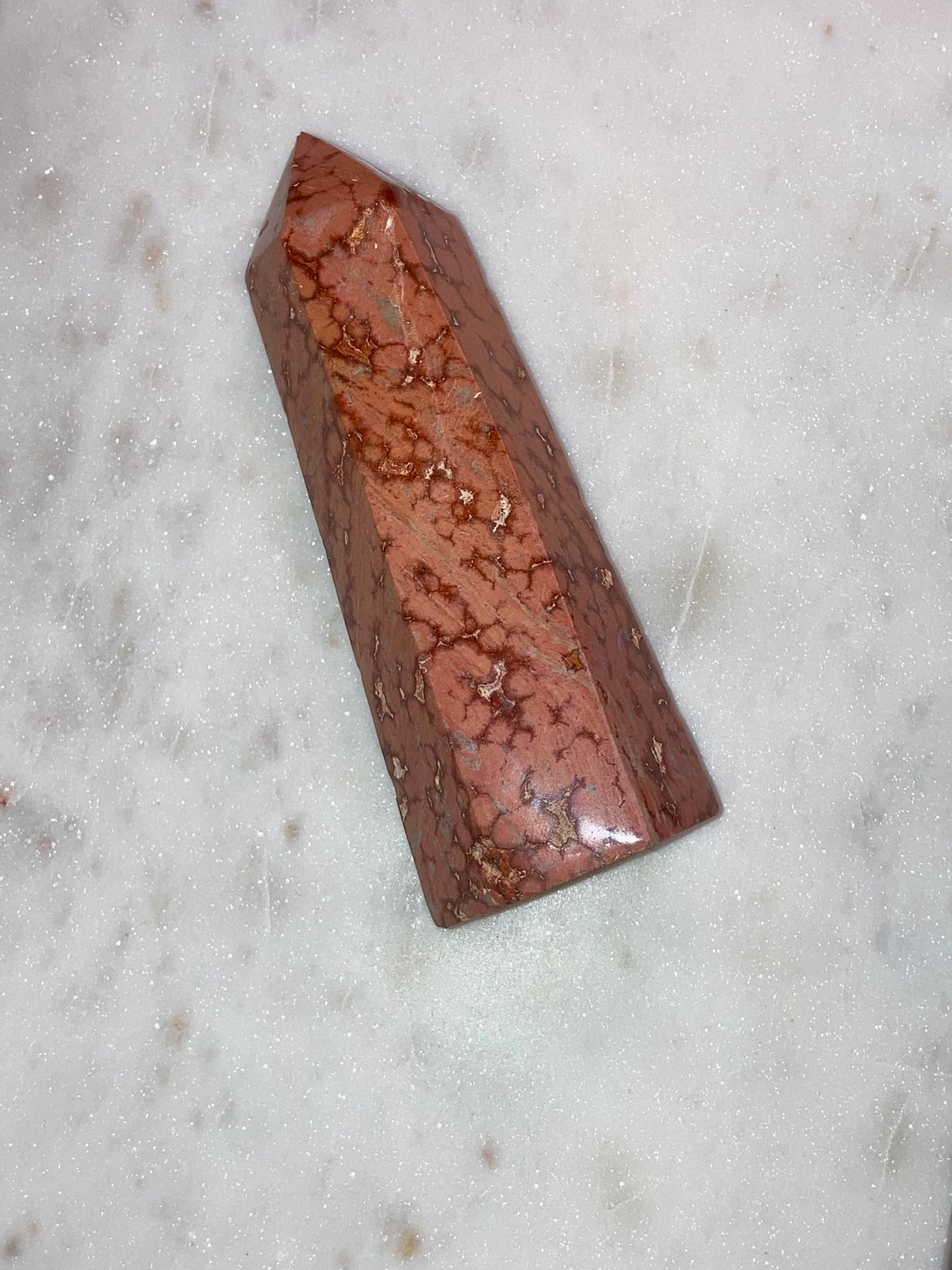 Red Vein Jasper Tower