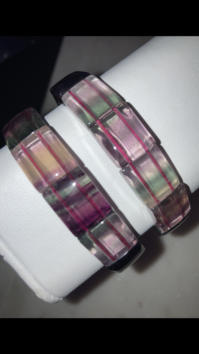 Fluorite Bangle Bracelet