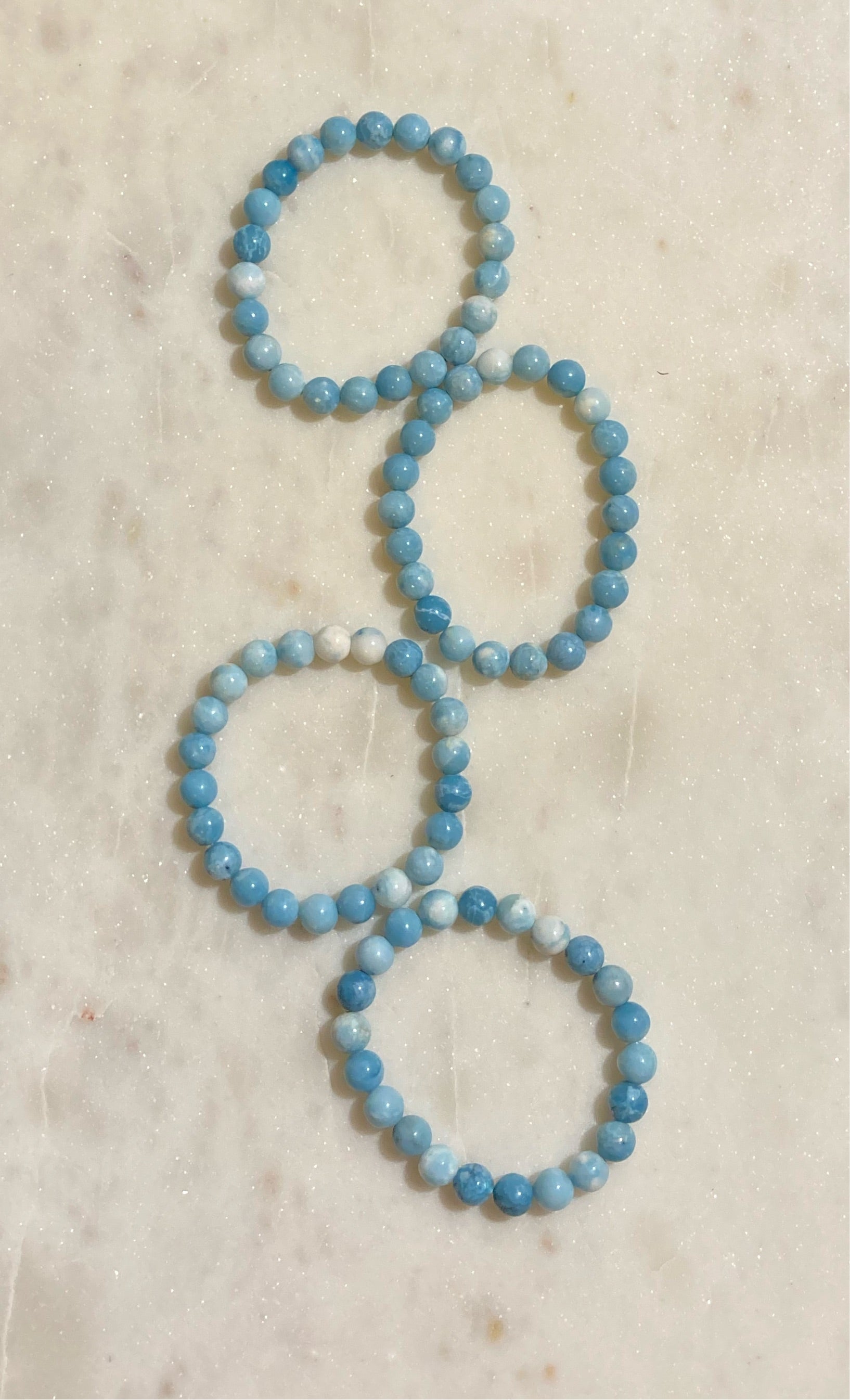 Larimar 8mm Bracelets