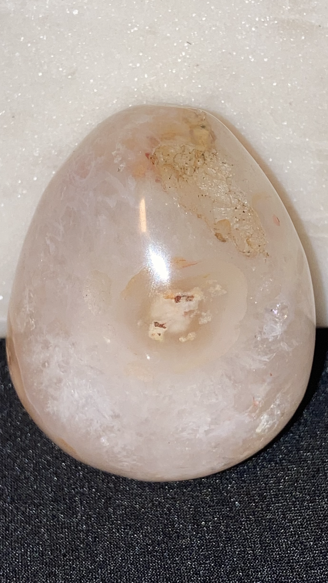 Small Flower Agate Egg