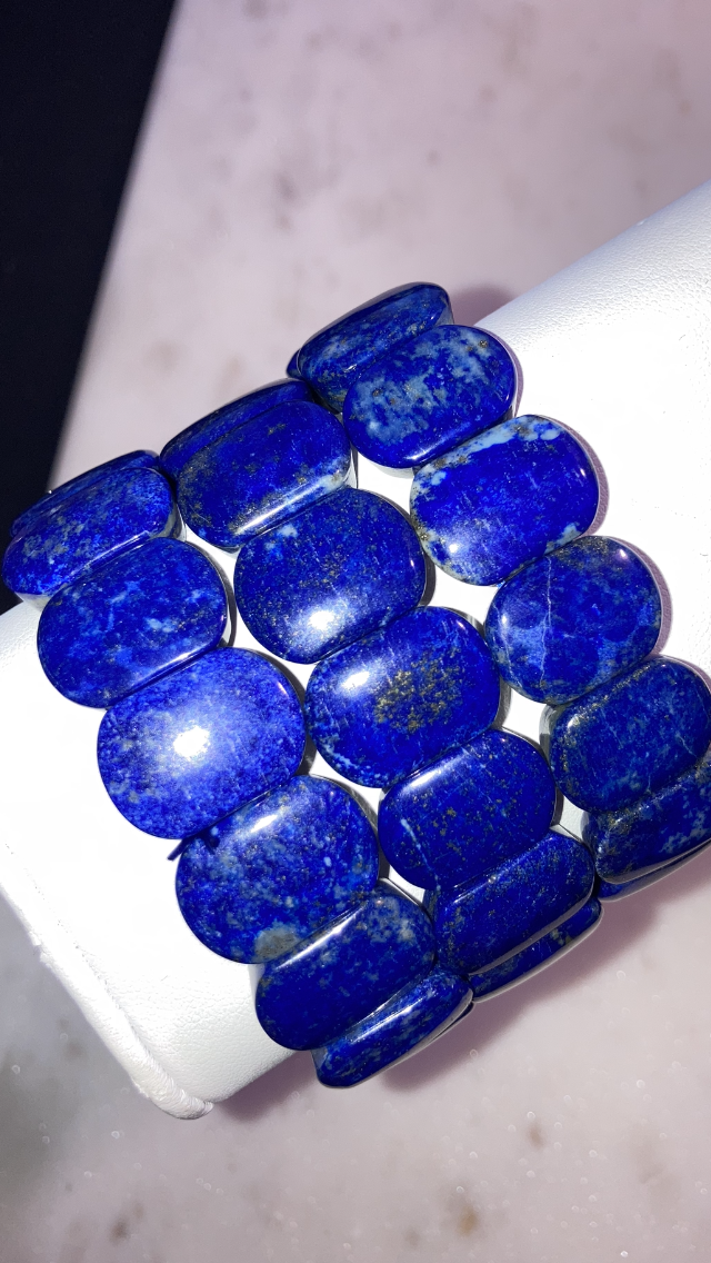 Lapis Lazuli Bangle Bracelet