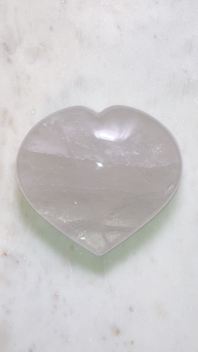 Rose Quartz Heart