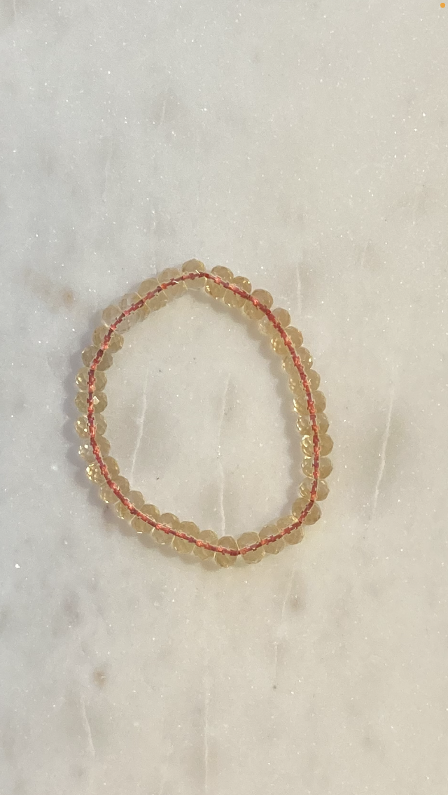 Faceted Citrine Bracelet