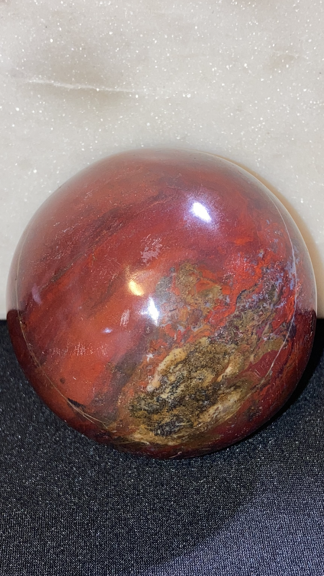 Red Jasper Sphere