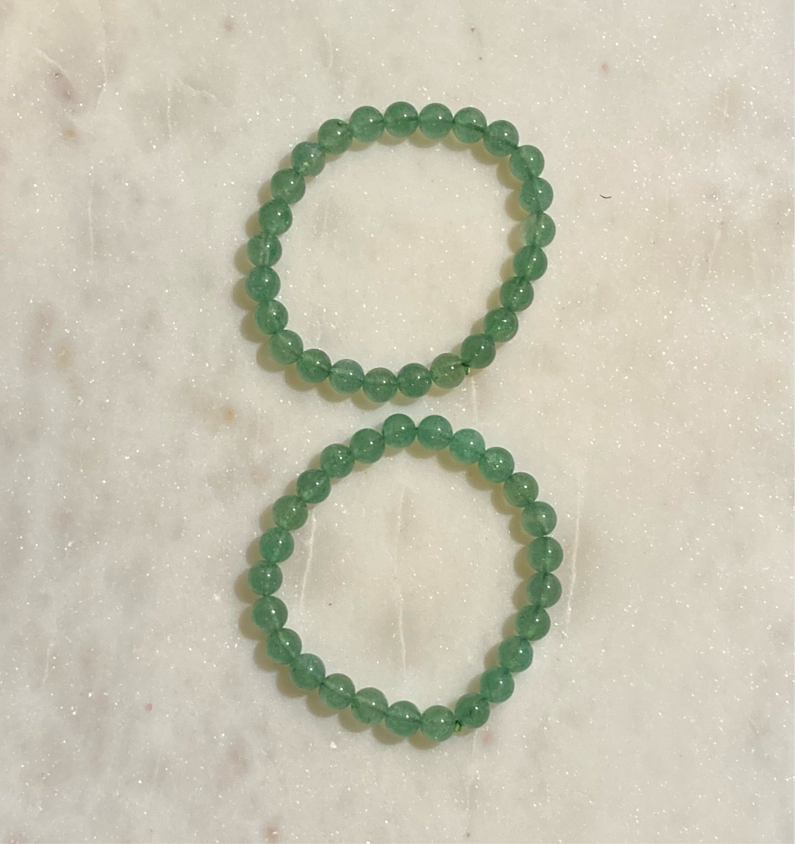 Green Strawberry Quartz Bracelets