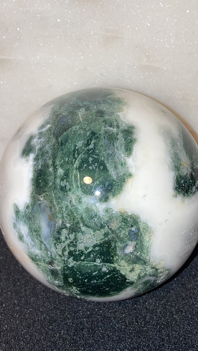 Moss Agate Sphere