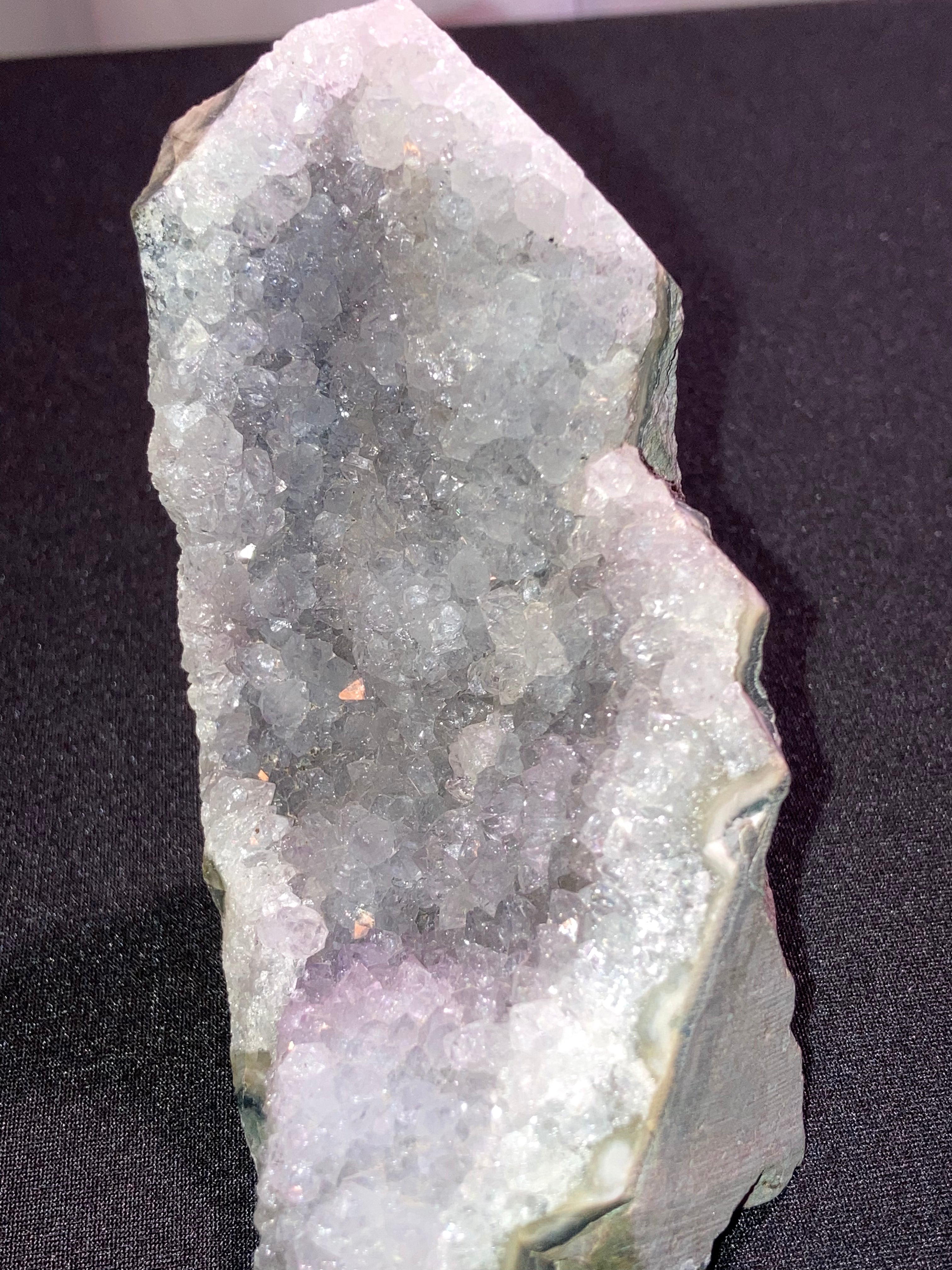 Lavender Gray Geode