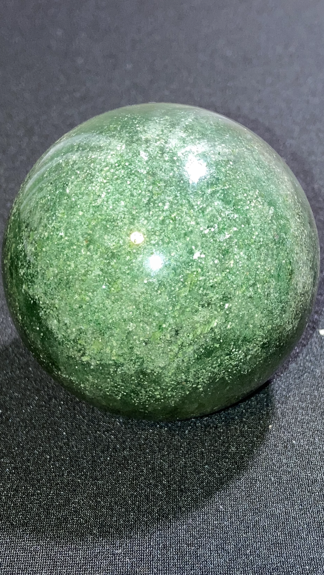 Green Strawberry Quartz Sphere