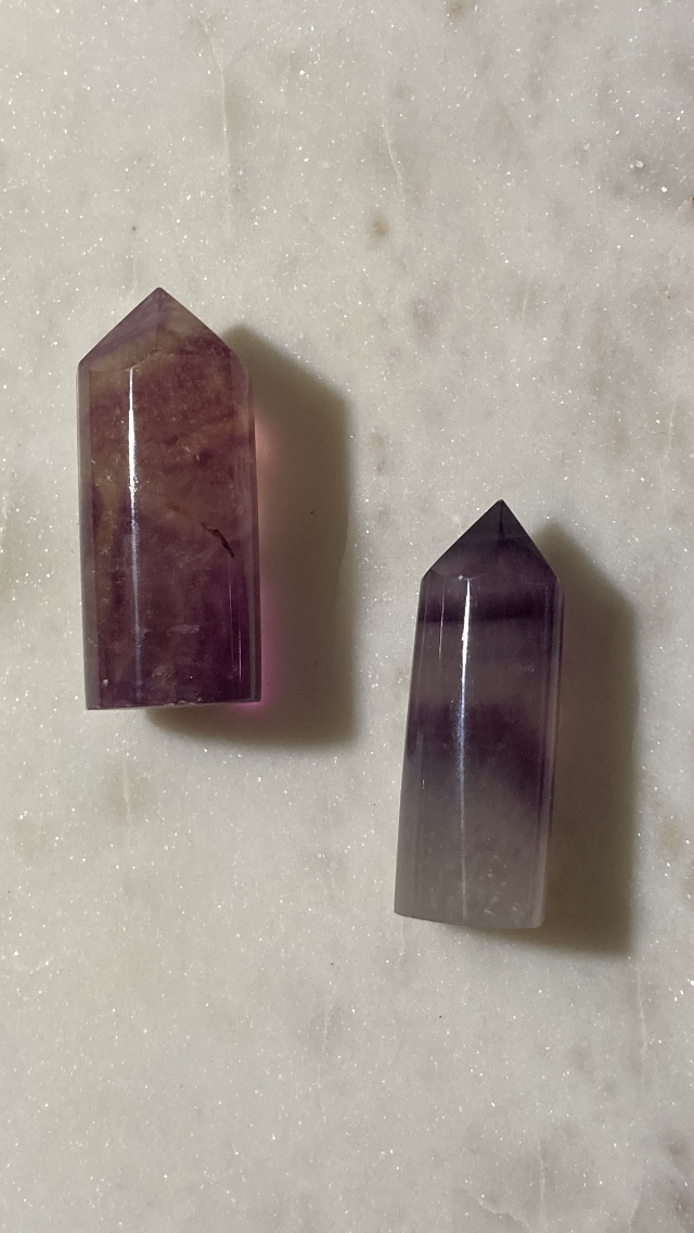 Round Fluorite Points