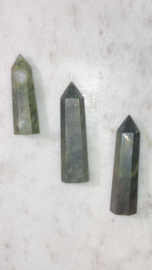 Dark Green Jade Points