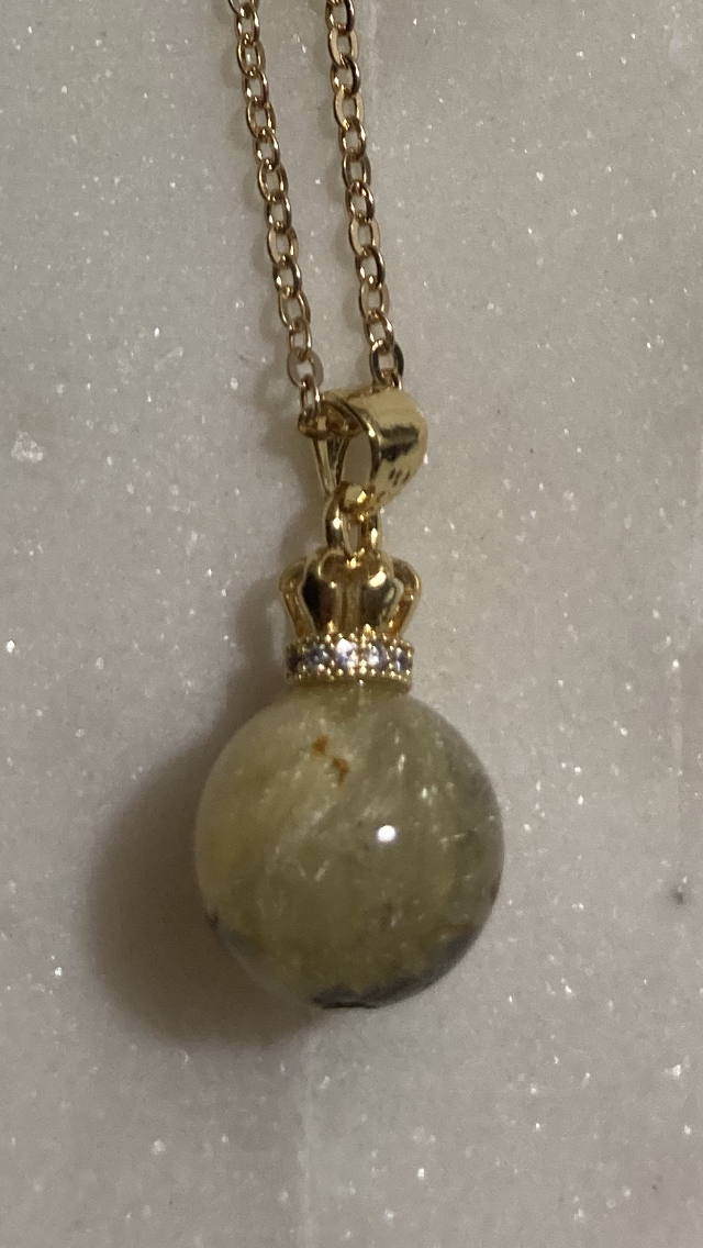 Golden Rutile Necklace