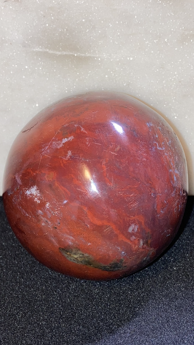 Red Jasper Sphere