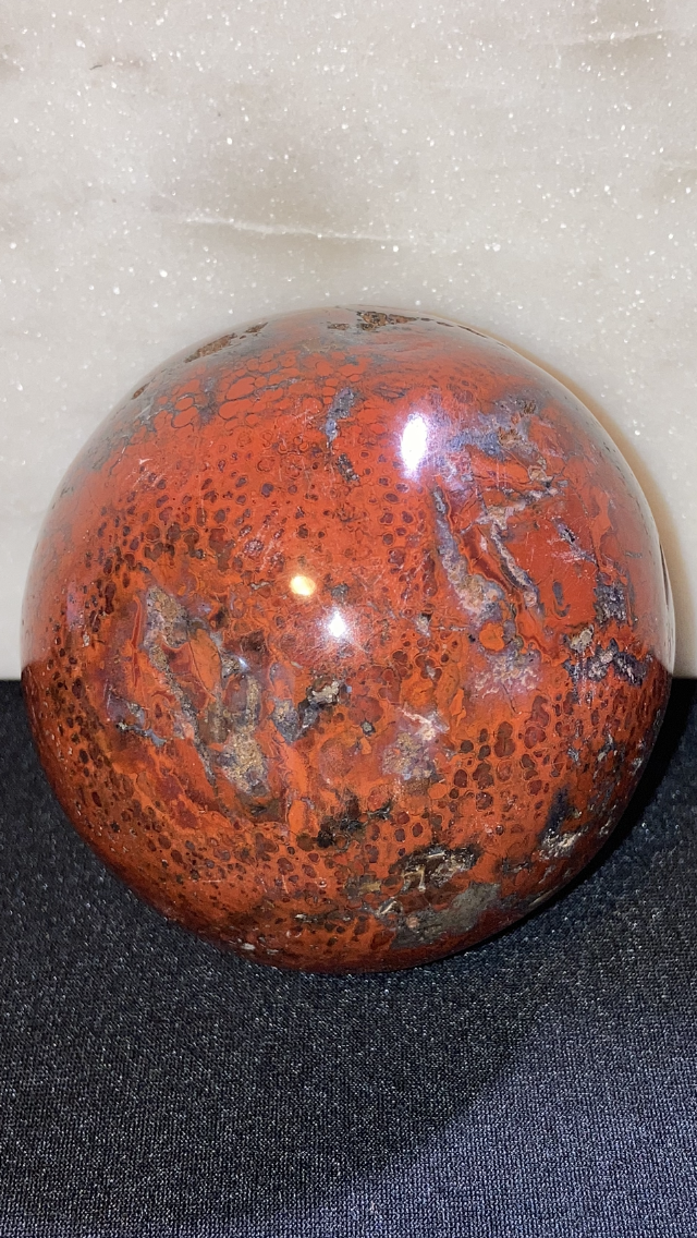 Red Jasper Sphere